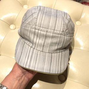 Lululemon workout hat, lightweight runner, grey